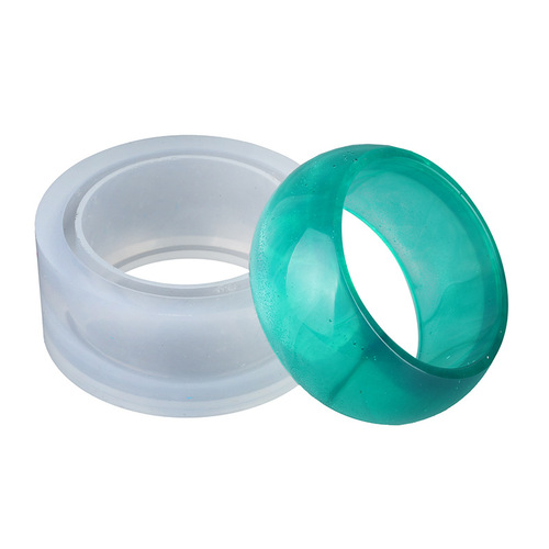 Crystal glue diy wide silicone bracelet silicone mold crystal glue mold diy resin dried flower cake mold