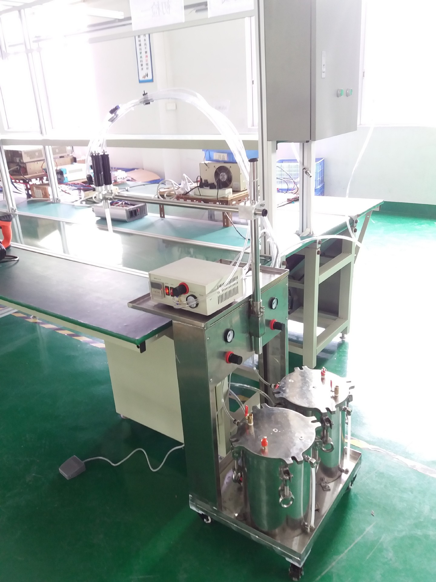 灌胶机AB点胶机电源灌胶机汽车摄像头LED大灯灌胶有机硅胶|ms