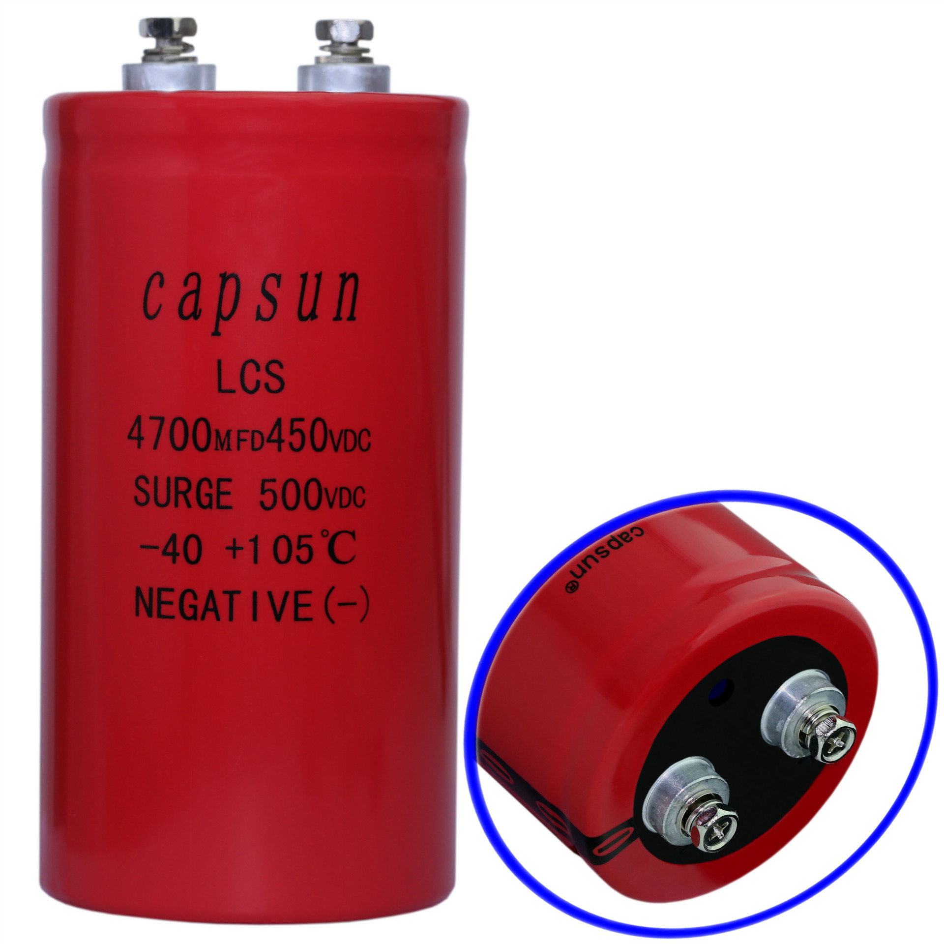 CAPSUN电解电容 450V4700UF高频低阻抗变频器电解电容器76.2*145