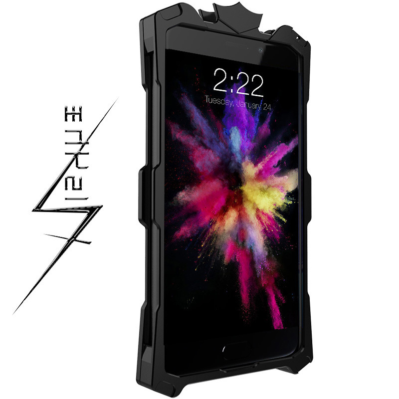 SIMON THOR Aviation Aluminum Alloy Shockproof Armor Metal Case Cover for MEIZU M6
