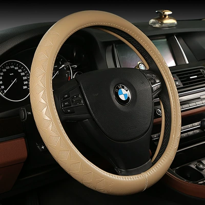 Genuine Leather Steering Wheel Cover, Steering wheel cover