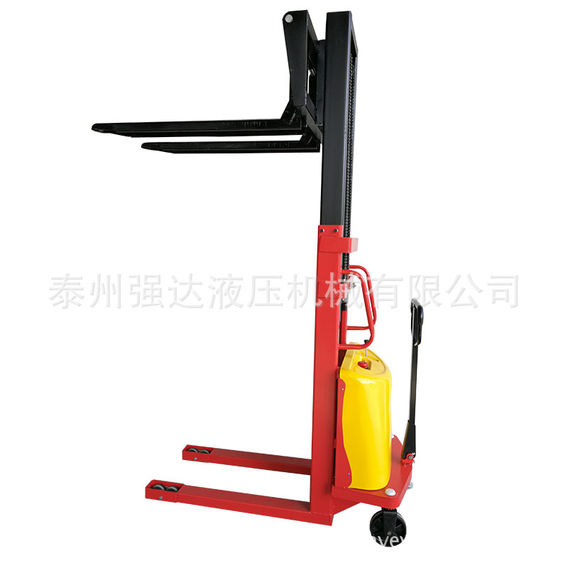 半电动堆高车 插电式电动升高车 液压电动装卸车CTDB1T