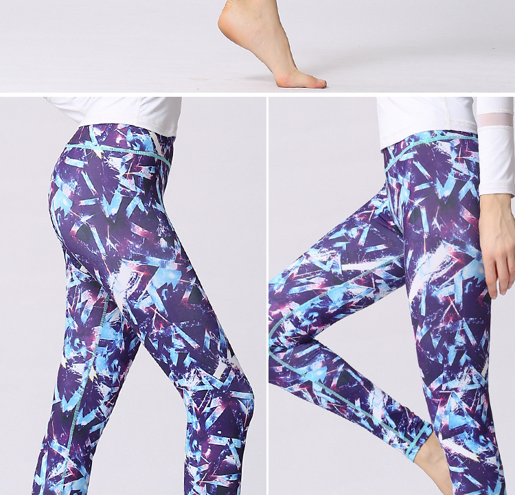 new printed yoga women s fitness sports pants nihaostyle clothing wholesale NSSAI70428