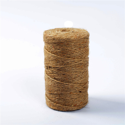 DIY三股细麻绳 黄麻卷 包装绳子装饰 跨境专供 批发现货