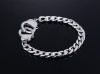 Accessory stainless steel, jewelry suitable for men and women, bracelet for beloved, handcuffs, European style