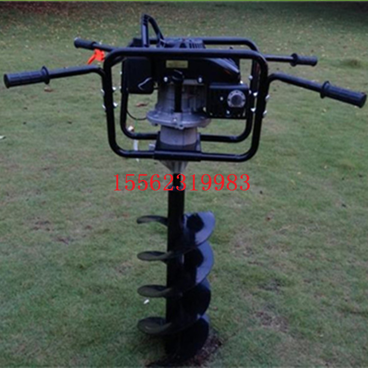 莱阳电杆钻眼机 高配置钻坑机 手提式汽油挖坑机