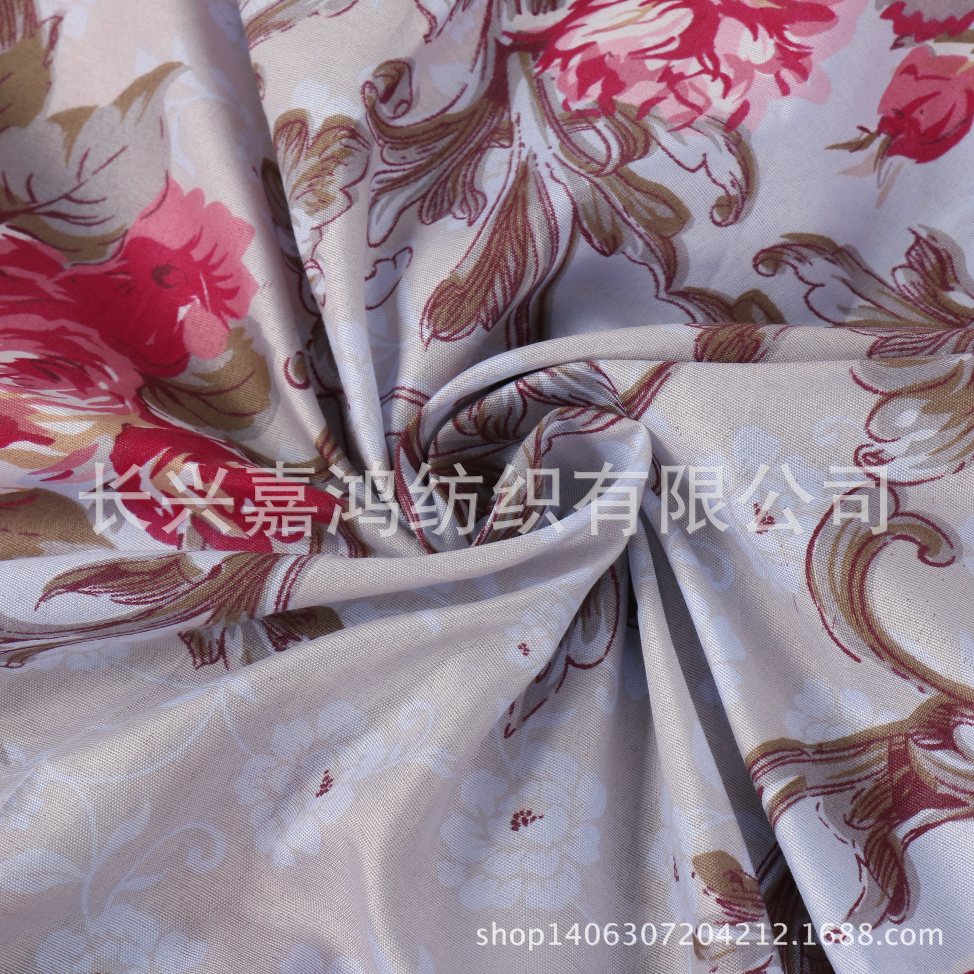 冬季 烤火罩 面料 批发 纺织布料 全涤平纹 磨毛 印花染色布