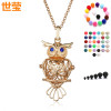 Oil, small bell, necklace, fashionable pendant for pregnant, sweater, owl, wholesale