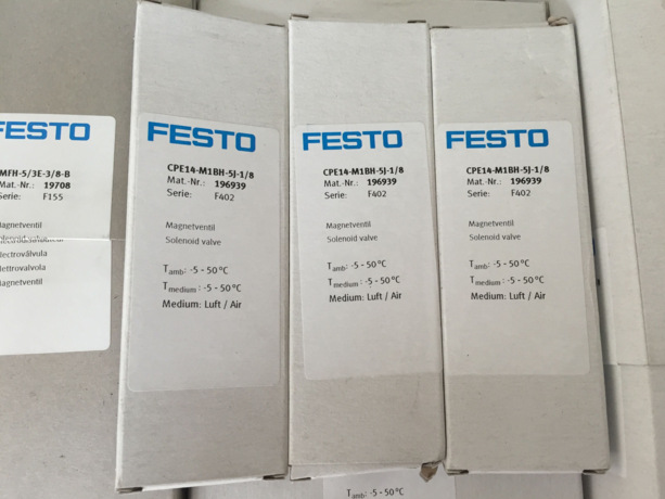 全新原装FESTO 电磁阀CPE14-M1BH-5J-1/8 196939 196940特价现货