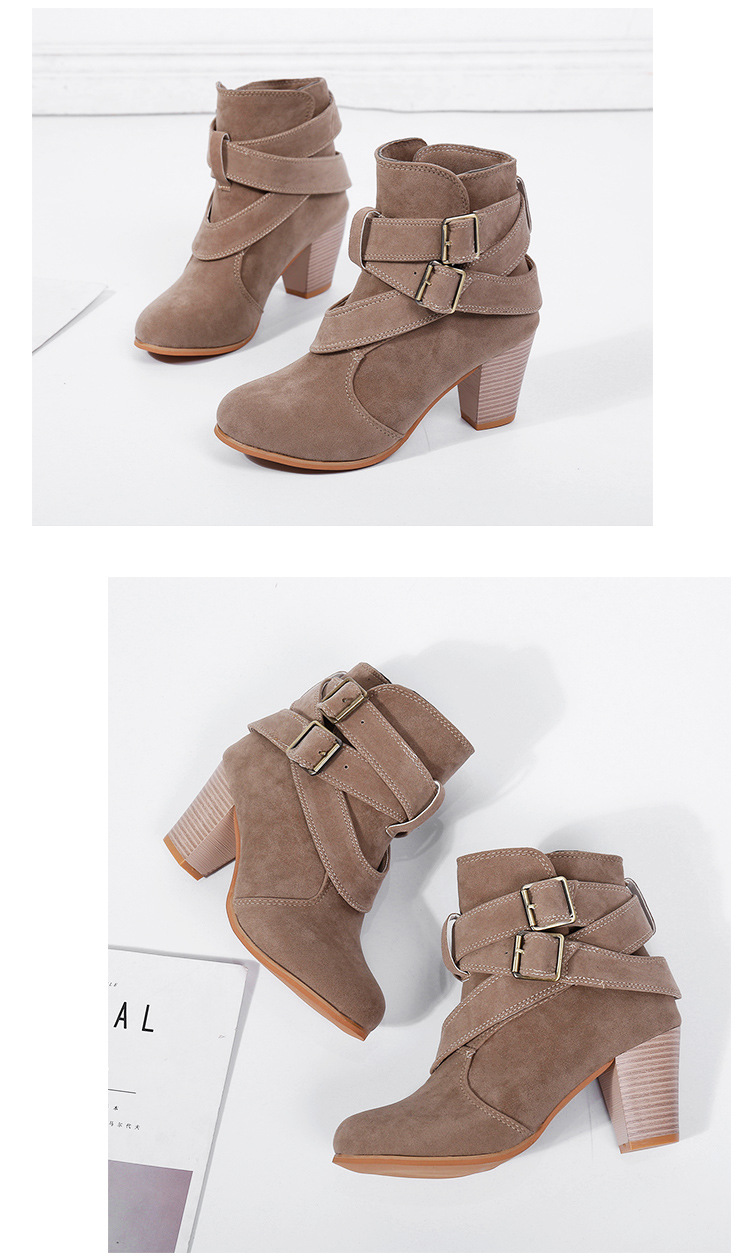 Bottes femme en PU artificiel - Ref 3355110 Image 12