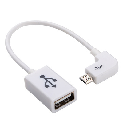 手机平板用 USB OTG线microOTG线 手机适用华为小米谷歌弯头OTG线|ru