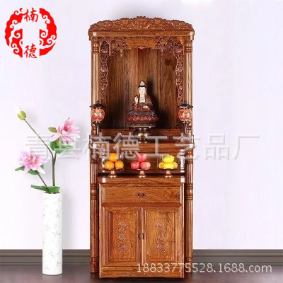 明清古典中式红木家具缅甸花梨刺猬紫檀寺庙佛堂佛龛立柜厂家直销|ms