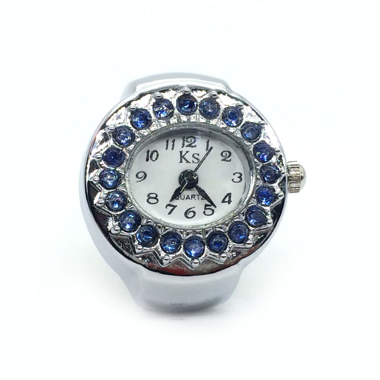 21g Weight Ordinary Glass Mirror Material Alloy Strap Material Watch Rings Classification Pointer+Number Display Type Round Dial Shape Daily, Street Occasion Quartz Movement Geometric Pattern All Seasons Season Women's Gender Retro, Classic Style Style Retro Classic Style Geometric Quartz Watch Rings 12
