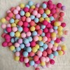 Accessory, acrylic plastic solid round beads