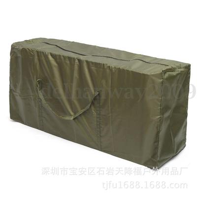 Cross-border special Amazon's Hot outdoors furniture Seat cushion Storage bag Army green 210D oxford