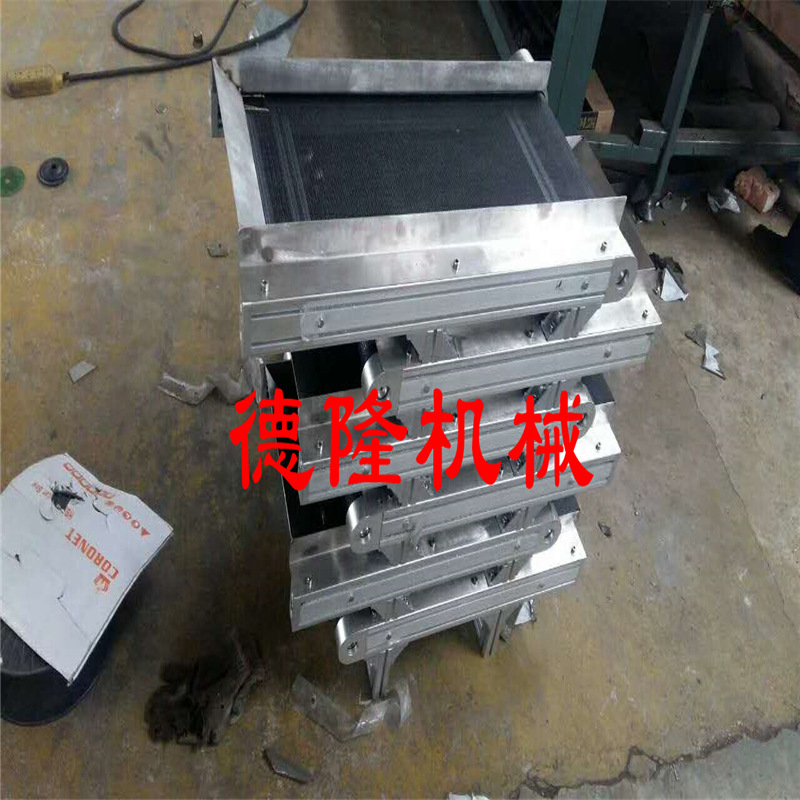 山东泰安厂家供应S型塑钢转弯网带输送机加工网带式输送机