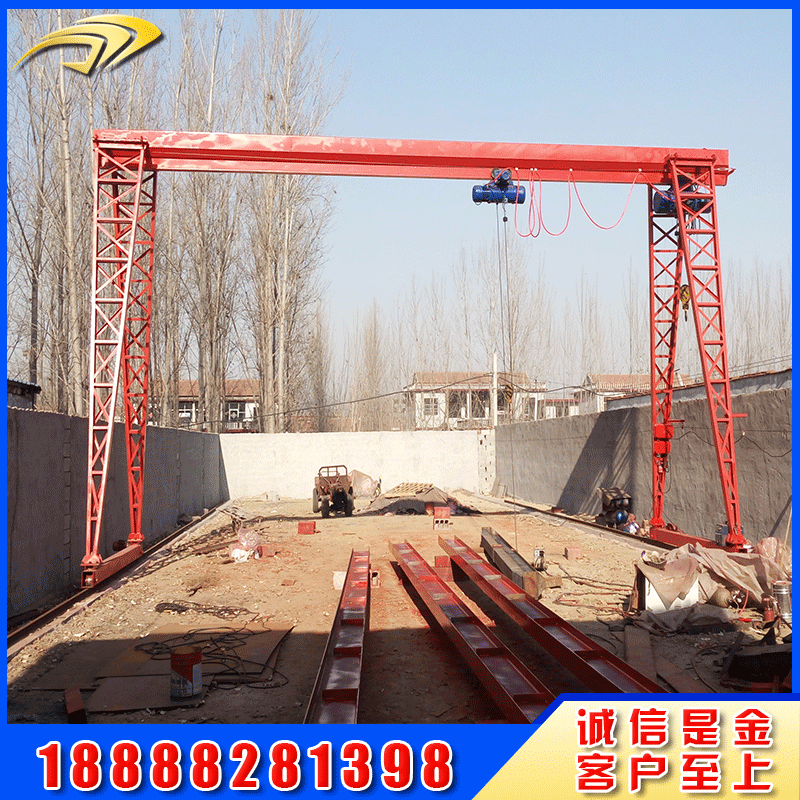 批发制造 单梁龙门吊2吨3吨5吨10吨花架门式起重机16吨20吨25吨32