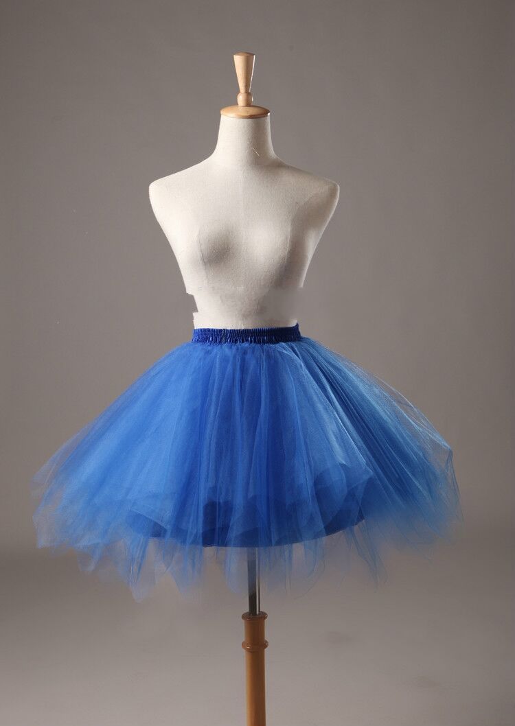 Candy color multi-color de media longitud pettiskirt estudio fotografía de la boda media-longitud pequeña falda de color de la falda de apoyo