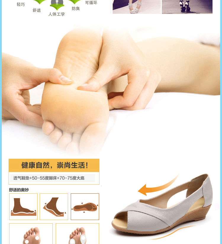 Chaussures été pour femme en Caoutchouc - Ref 3346247 Image 27