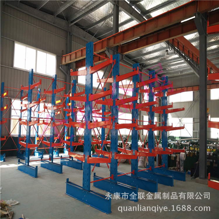 厂家直供高位仓储悬臂货架设计载重铝型材仓库重型货架