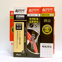 Bulk OEM Odem office business exam neutral pen cores 0.5mm bullet tip black red water-soluble pen refills