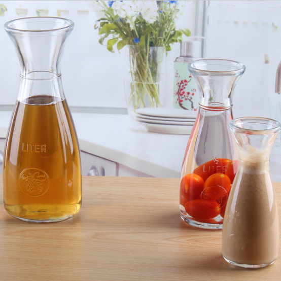 玻璃冰桔查杯饮料杯冷泡茶 果汁奶茶杯