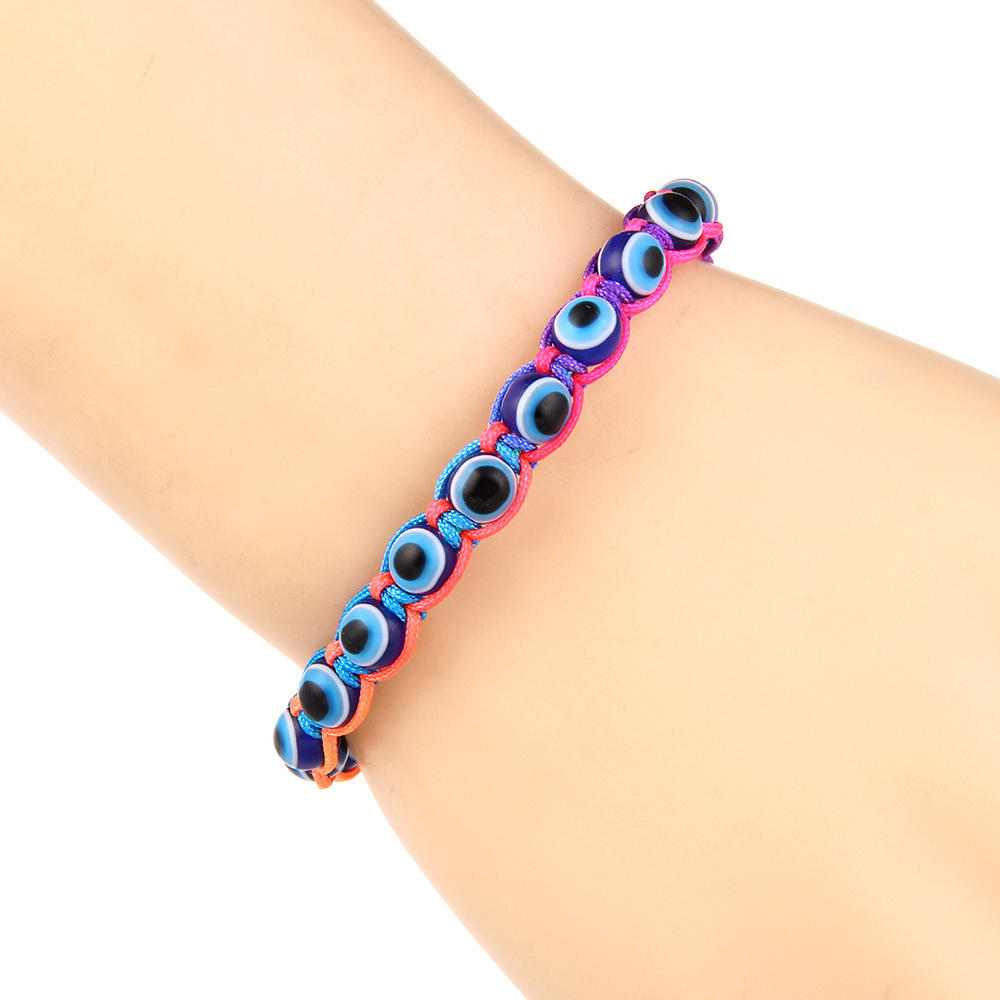 Estilo Simple Ojo Arílico Soga Barniz De Estufa Mujeres Pulsera 1 Pieza display picture 1