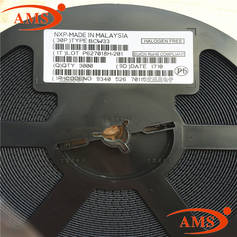 BCW33 丝印：D3W SOT-23 贴片三极管 安世 全新现货