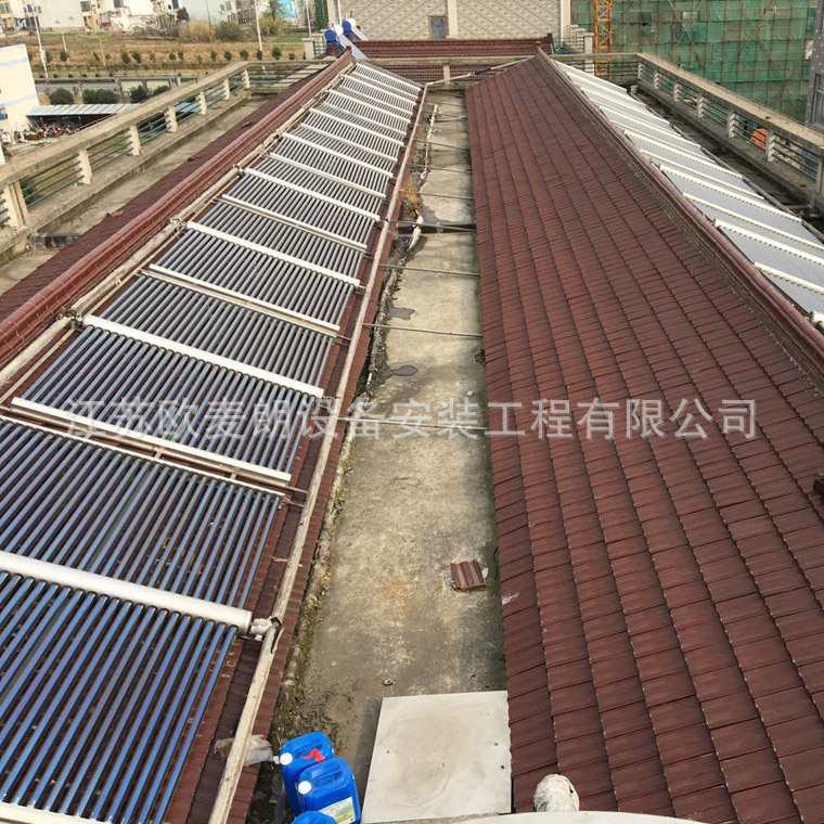 南通太阳能热水器8吨 屋顶太阳能集热器热水设备 浴室热水器