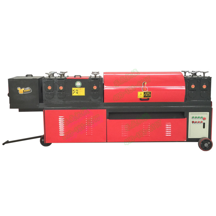 现货直销新型钢管调直机 工地钢管调直 除锈 刷漆多功能一体机|ms