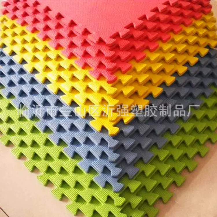 加工定制十字纹泡沫地垫儿童爬爬垫爬行垫拼接地垫垫子