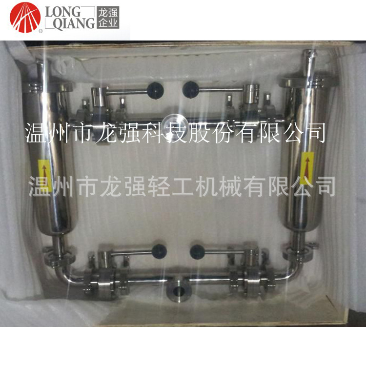 厂家现货供应不锈钢双联管式过滤器 液态过滤器 固液分离过滤器