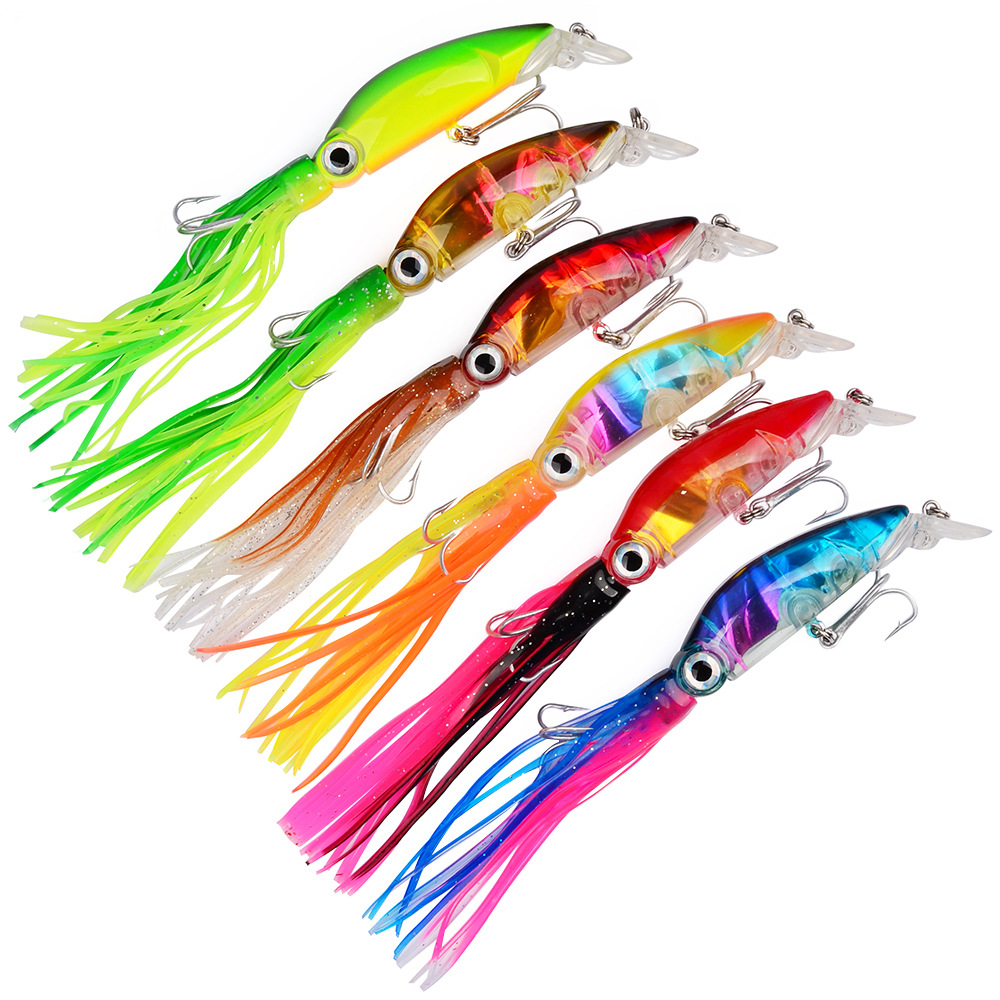 6pcs/lot Octopus Squid Jig Fishing Lures Trolling Big Game Saltwater Bait Lures | eBay 6pcs/lot Octopus Squid Jig Fishing Lures Trolling Big Game Saltwater Bait Lures | eBay