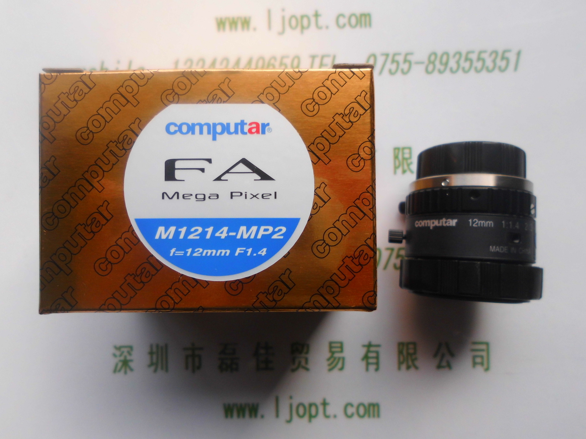 销售Computar镜头M1212-MP2