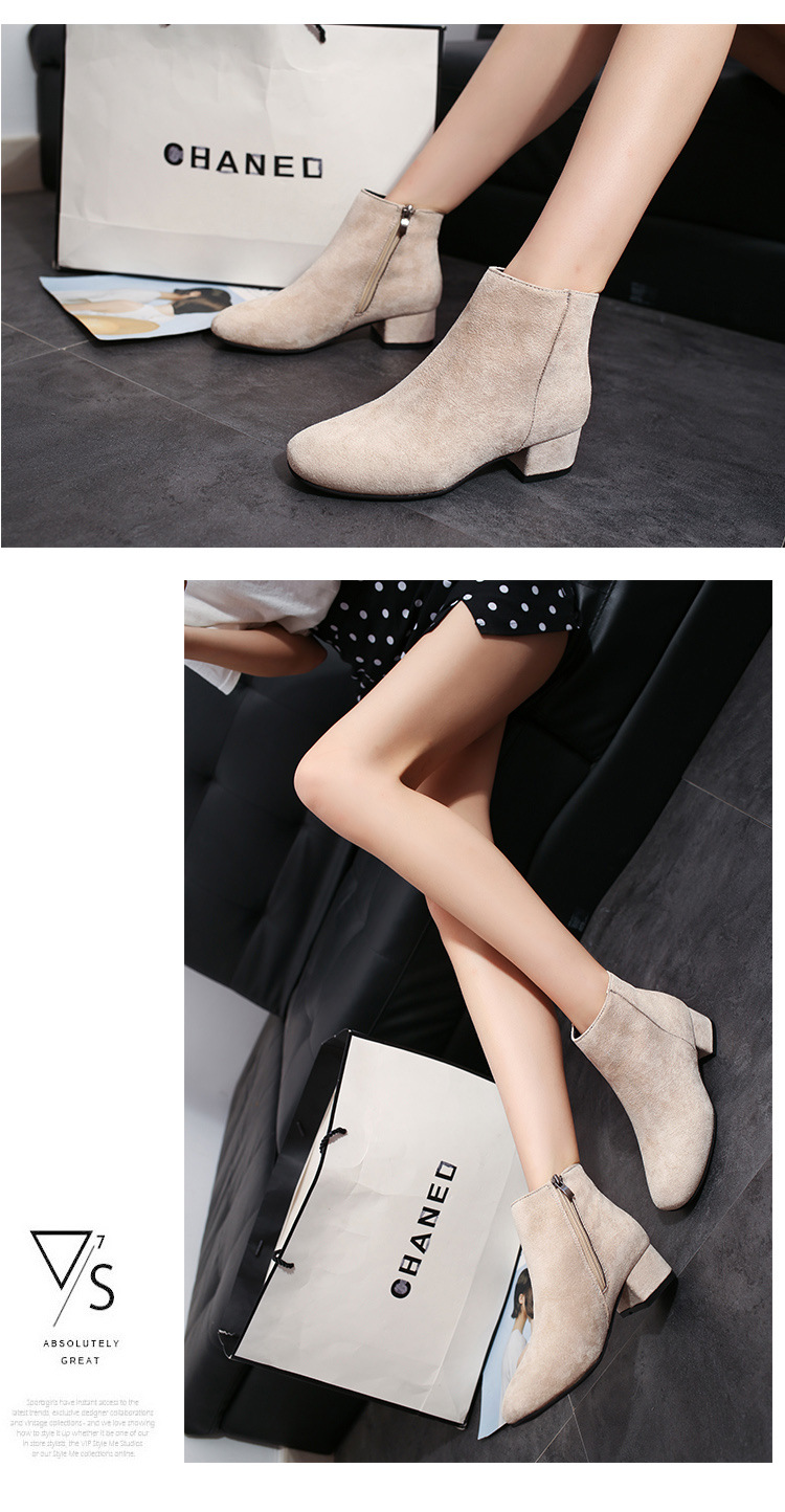 Bottes femme JIN CANSHUO en Daim - Ref 3355462 Image 21