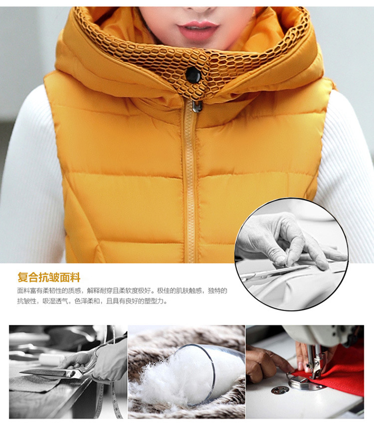 Gilet femme en Mélange de coton - Ref 3318181 Image 15