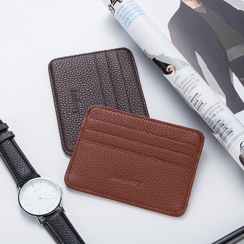 baellerry new card holder men's creative card holder multi-card slot women's multi-color card holder short thin large capacity