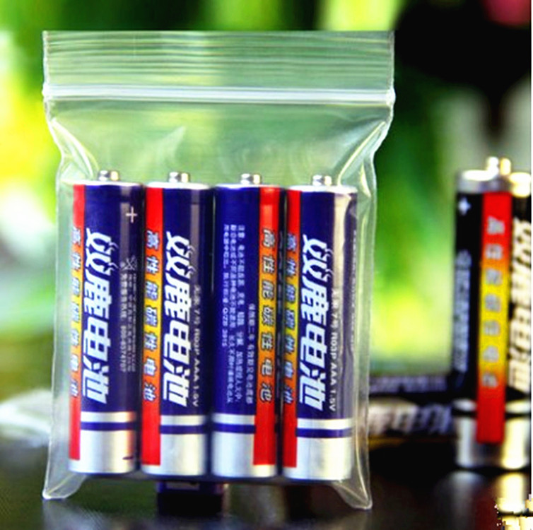 塑料袋透明加厚自封袋2号6*8小号迷你封口袋pe密封夹链袋子批发