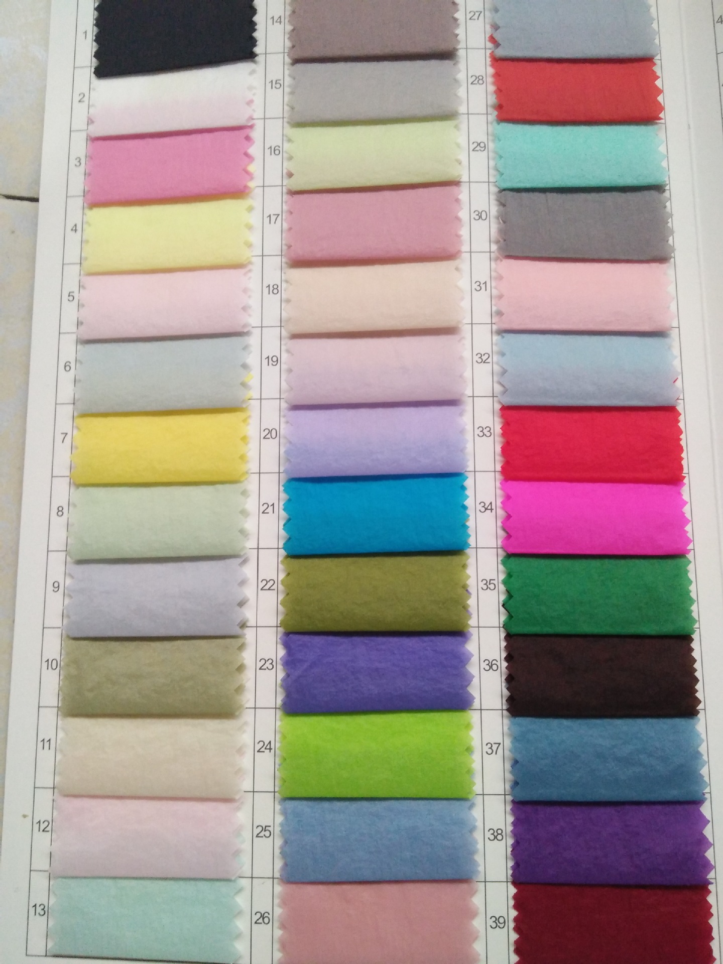 现货供应20D尼龙皱，尼丝纺起皱，轻薄防水，防晒衣，羽绒服面料