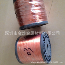 现货H65高光亮黄铜丝T2紫铜线招财树手工专用0.5mm 0.8mm软态半硬