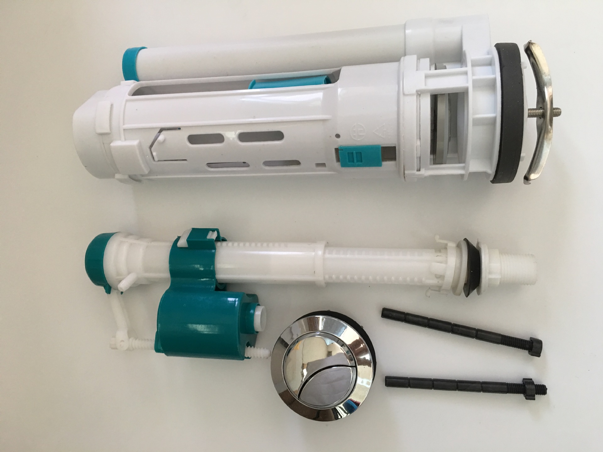 Accesorios sanitarios aseo 20cm blister doble prensa tanque de agua accesorios de baño