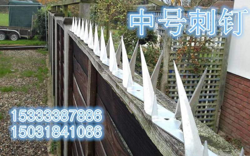 小区防爬刺 楼层排水管防攀爬 不锈钢防盗刺网 阳台刺钉 防盗刺钉