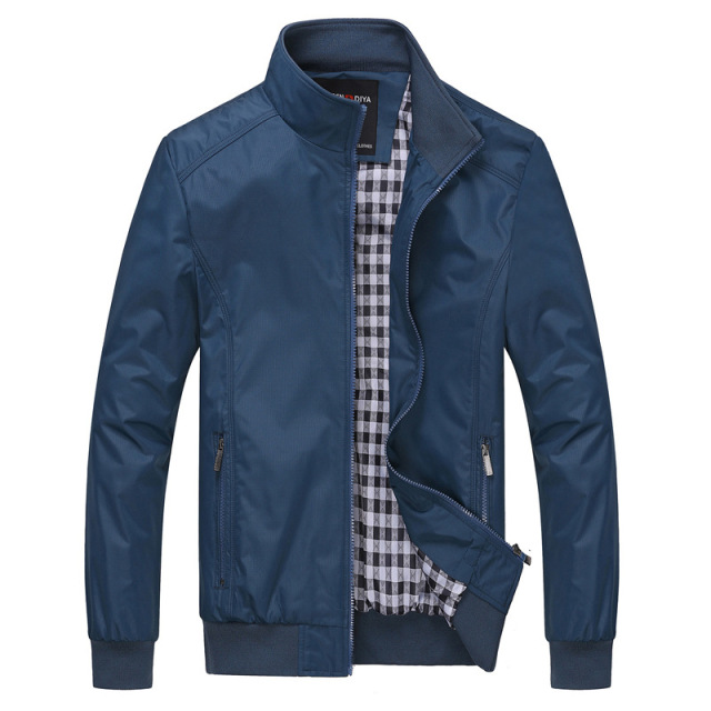 Mock Neck Casual Jacket Large Men’s jacket jacket work clothes