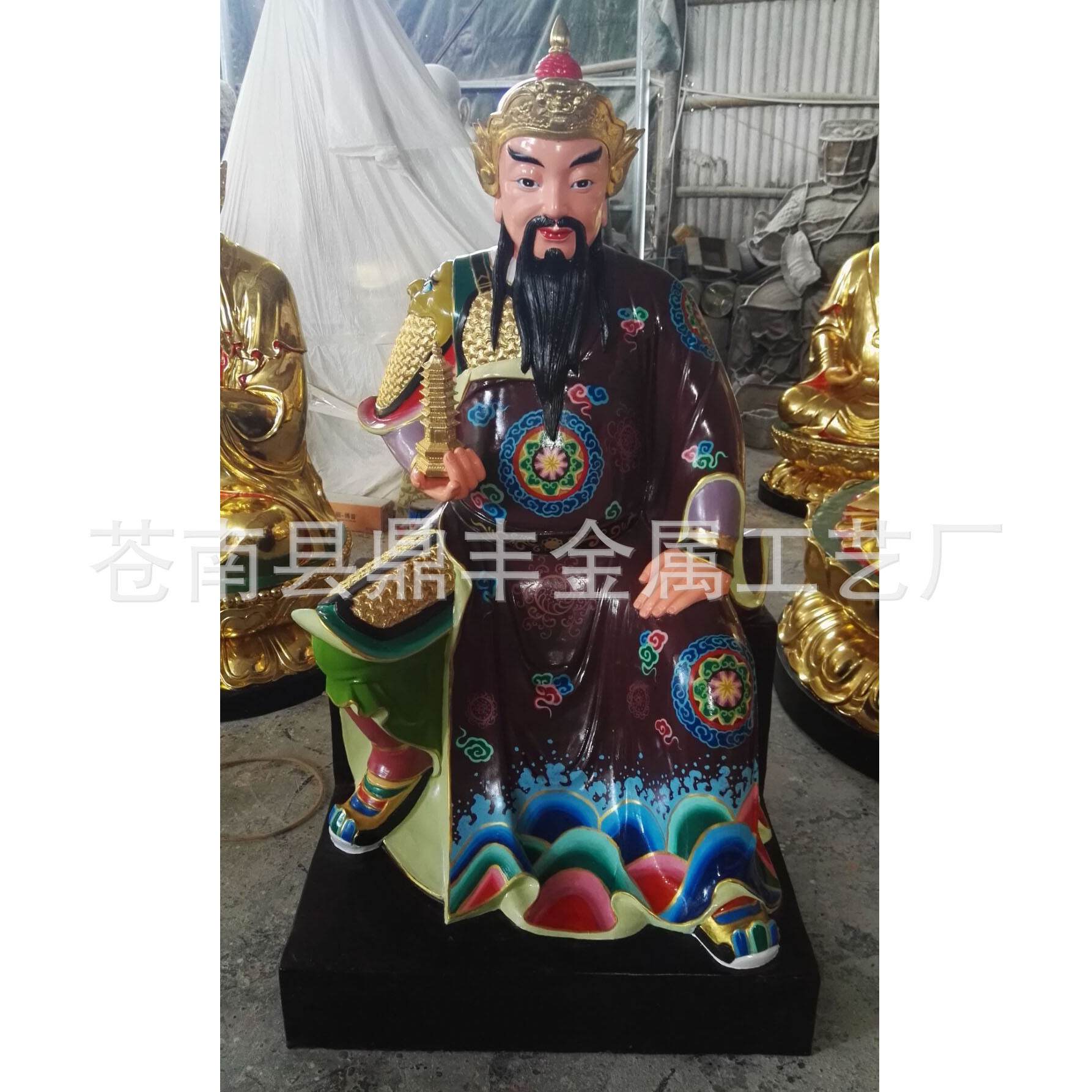 托塔李天王佛教,托塔天王像,四天王四大天王(第12页)_大山谷图库