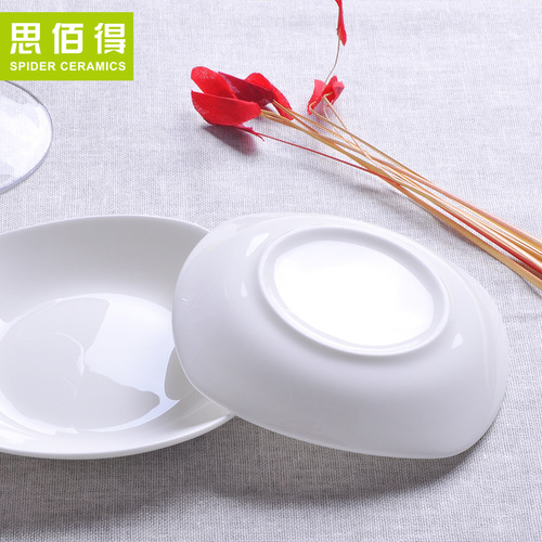 Bone china flavor dish, snack dish, ceramic condiment dish, soy sauce dish, vinegar dish, dipping dish