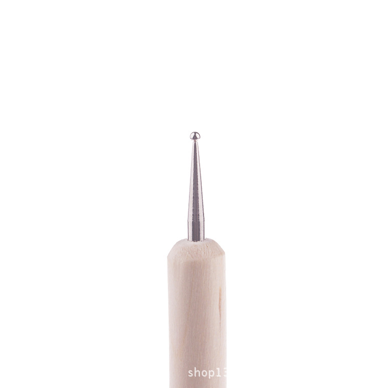 DIY皮艺皮雕布用复写纸植鞣革描图笔拓图笔双头铁笔金属笔定位笔