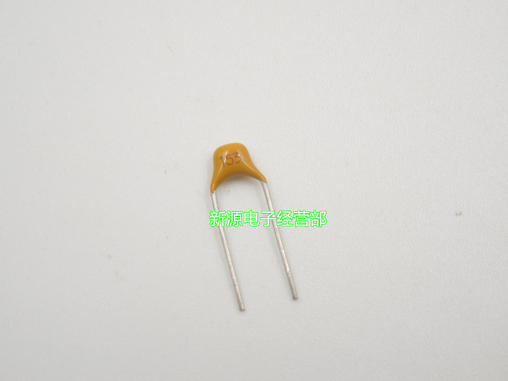 独石电容 50V153 多层瓷片电容 50V 153 0.015UF 脚距5.08mm