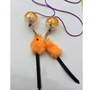 Factory spot teasing cat stick teasing cat pole pets teasing cat stick cat toy, feather pole color cat ball cat toy ball