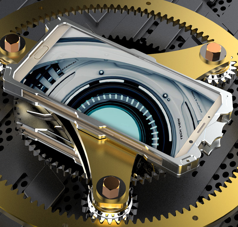 SIMON THOR Aviation Aluminum Alloy Shockproof Armor Metal Case Cover for Huawei Mate 10