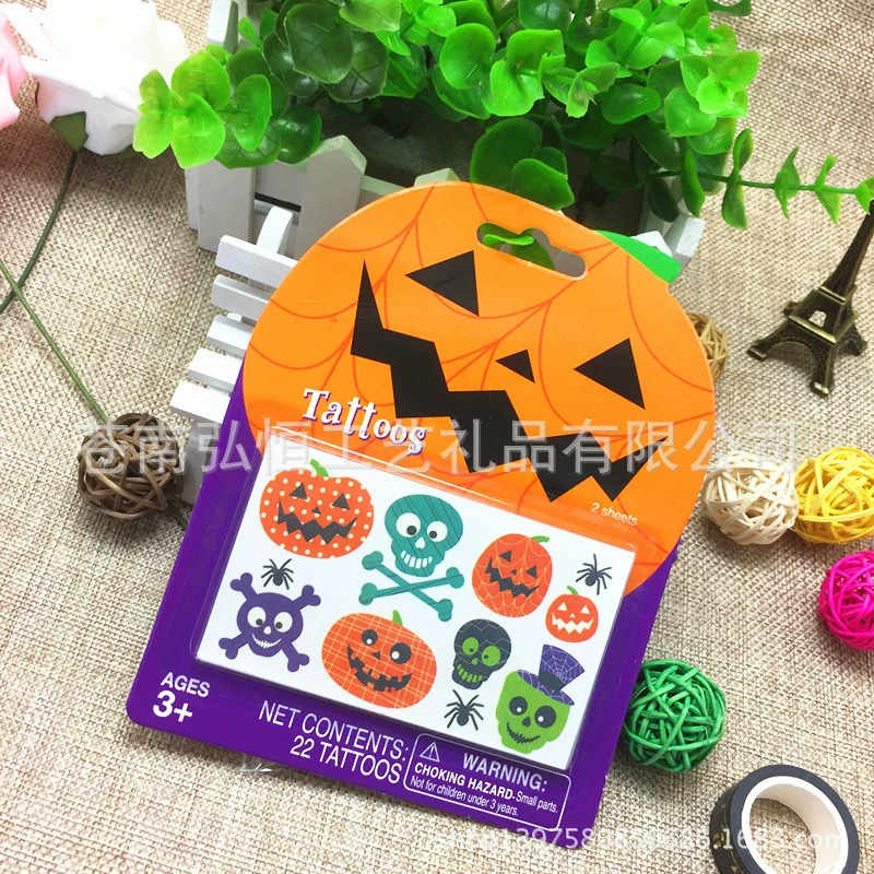 Pack, tattoo stickers, halloween